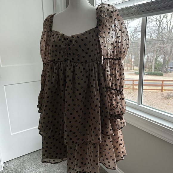 Fabrik Indra Daisy Print Dress NWOT - Picture 3 of 3